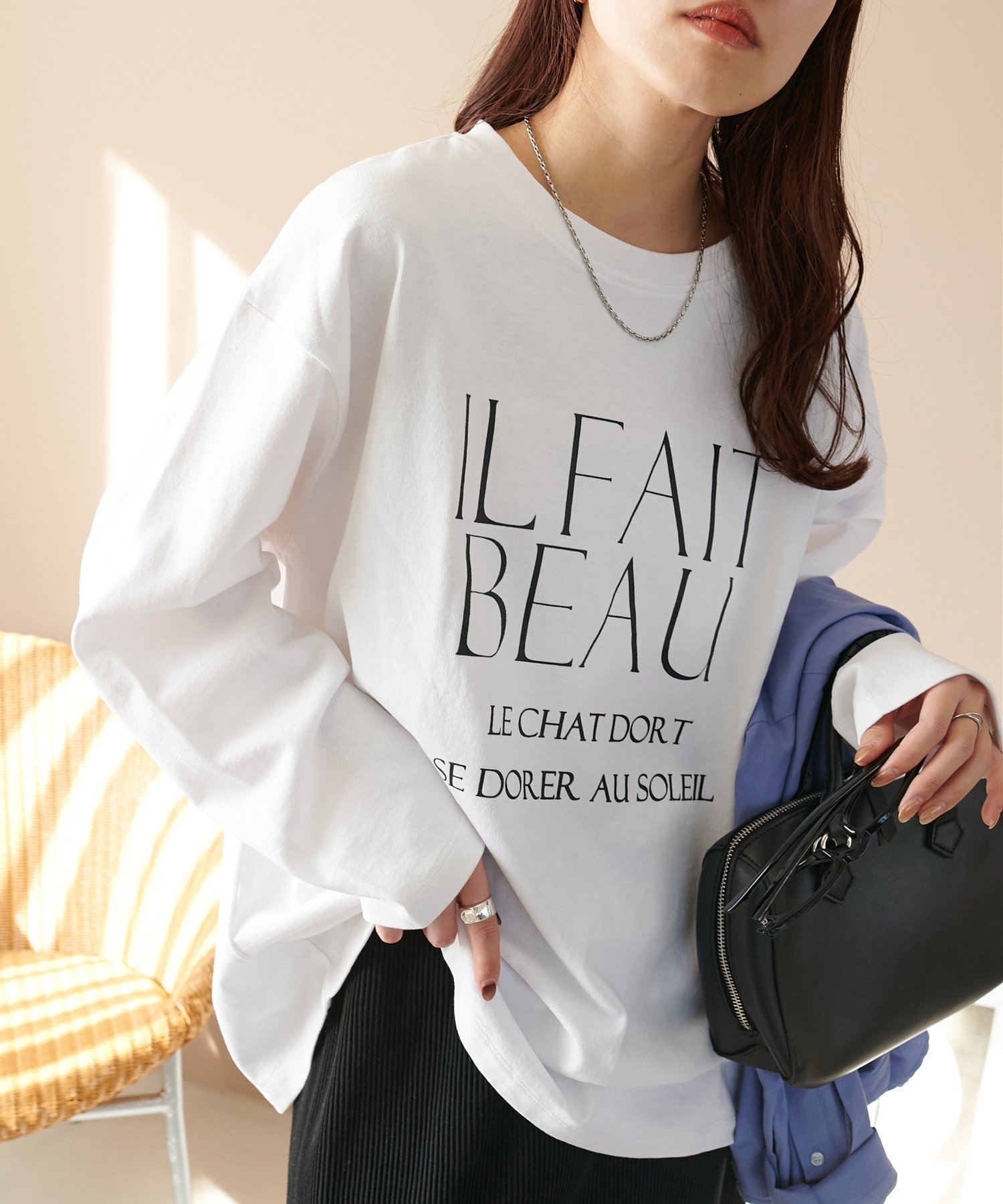 【ディスコート/Discoat】の【WEB限定】キレイ目ロゴロンT 人気、トレンドファッション・服の通販 founy(ファニー) 　ファッション　Fashion　レディースファッション　Fashion for Women　トップス・カットソー　Cut & Sew Tops　ロングTシャツ・Tシャツ　Longline T-Shirts & Tees　フロント　Front, Front Design　リラックス　Relax, Relaxed Fit　エレガント 上品　Elegant　 other-1|ID: prp329100004871850 ipo3291000000036324091