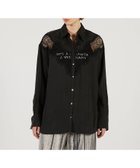 【プランク プロジェクト/PRANK PROJECT】のレースコンビシャツ / Lace Combination Dress 人気、トレンドファッション・服の通販 founy(ファニー) ファッション Fashion レディースファッション Fashion for Women トップス・カットソー Cut & Sew Tops シャツ・ブラウス・オフィスカジュアル Elegant Blouses & Button-Ups ワンピース Dresses フォーマル・パーティードレス・結婚式用ドレス Elegant & Casual Dresses エレガント 上品 Elegant シルク Silk, 100% Silk シンプル Simple, Minimal セットアップ Set-Up, Coordinated Outfit チェック Check, Plaid, Tartan デニム Denim, Jeans Material レース Lace, Lace Fabric 夏 Summer 春 Spring 無地 Plain, Solid Color thumbnail BLK|ID: prp329100004871880 ipo3291000000036324574