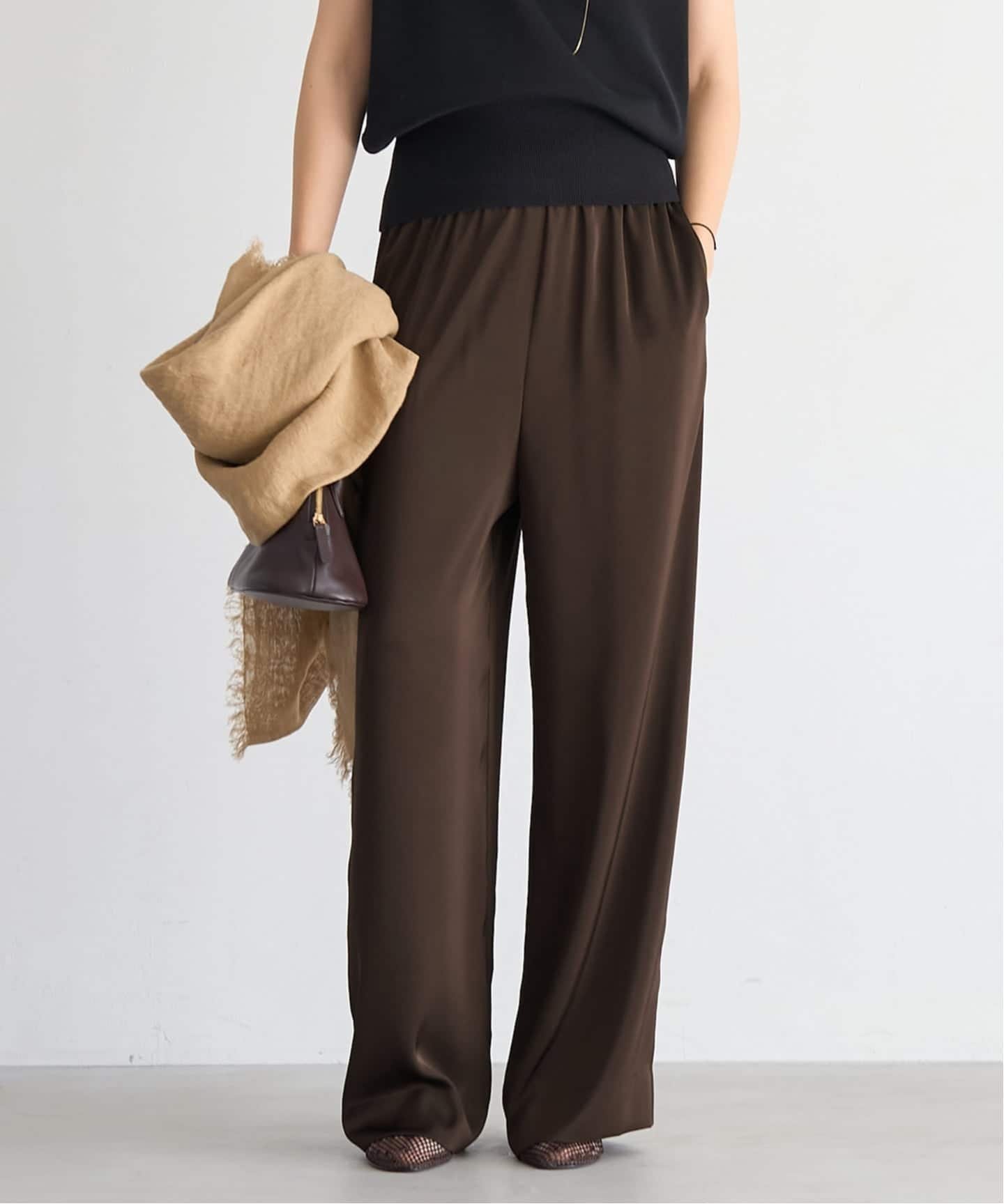 【プラージュ/Plage】の《追加》dull satin relax パンツ 人気、トレンドファッション・服の通販 founy(ファニー) 　ファッション　Fashion　レディースファッション　Fashion for Women　パンツ　Pants & Trousers　おすすめ　Recommended / Our Picks　エレガント 上品　Elegant　キャミソール　Camisole, Spaghetti Strap Top　サテン　Satin, Glossy Fabric　セットアップ　Set-Up, Coordinated Outfit　ドレープ　Drape, Draping Fabric　 other-1|ID: prp329100004871883 ipo3291000000036324619