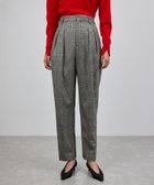 【ロペ/ROPE'】のウールレーヨンクラシック2タックパンツ(ヘリンボーン/グレンチェック)/セットアップ対応 人気、トレンドファッション・服の通販 founy(ファニー) ファッション Fashion レディースファッション Fashion for Women セットアップ Matching Sets レディースパンツ・ボトムス Pants & Trousers / Bottoms おすすめ Recommended / Our Picks ウォーム Warm Fabric ジャケット Jacket, Outerwear セットアップ Set-Up, Coordinated Outfit センター Center, Center Line チェック Check, Plaid, Tartan ポケット Pocket, Pocket Detail ビジネス 仕事 通勤 Business / Work / Commuting thumbnail ブラック系(03)|ID: prp329100004871884 ipo3291000000036324628