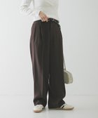 【アーバンリサーチ/URBAN RESEARCH】のダブルクロスキュプラパンツ 人気、トレンドファッション・服の通販 founy(ファニー) ファッション Fashion レディースファッション Fashion for Women パンツ Pants & Trousers キュプラ Cupro, Eco Fabric スウェット / スエット Sweatshirt, Sweatwear ストレート Straight, Straight Cut スラックス Slacks, Dress Pants センター Center, Center Line トレンド Trend, Trending Now 定番 Standard, Basic Item パターン Pattern, Design Print ベーシック Basic, Essential S/S・春夏 SS, Spring/Summer, Warm Season 夏 Summer ビジネス 仕事 通勤 Business / Work / Commuting 2026年 2026 thumbnail ブラウン|ID: prp329100004871885 ipo3291000000036324639