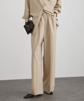 【サロン アダム エ ロペ/SALON adam et rope'】のノンミュールジングウールパンツ 人気、トレンドファッション・服の通販 founy(ファニー) ファッション Fashion レディースファッション Fashion for Women パンツ Pants & Trousers スウェット / スエット Sweatshirt, Sweatwear スニーカー Sneakers, Trainers スラックス Slacks, Dress Pants スーツ Suit, Formalwear セットアップ Set-Up, Coordinated Outfit センター Center, Center Line ポケット Pocket, Pocket Detail ワイド Wide, Wide Fit おすすめ Recommended / Our Picks 夏 Summer エレガント 上品 Elegant |ID:prp329100004871888