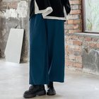 【メゾンドラティール/maison de LATIR】の形状記憶でシワしらず.セレモニー春プリーツリブワイドパンツ. ブルー(ポケットあり)|ID: prp329100004871893 ipo3291000000036324743