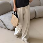 【メゾンドラティール/maison de LATIR】の形状記憶でシワしらず.セレモニー春プリーツリブワイドパンツ. オフホワイト|ID: prp329100004871893 ipo3291000000036324757