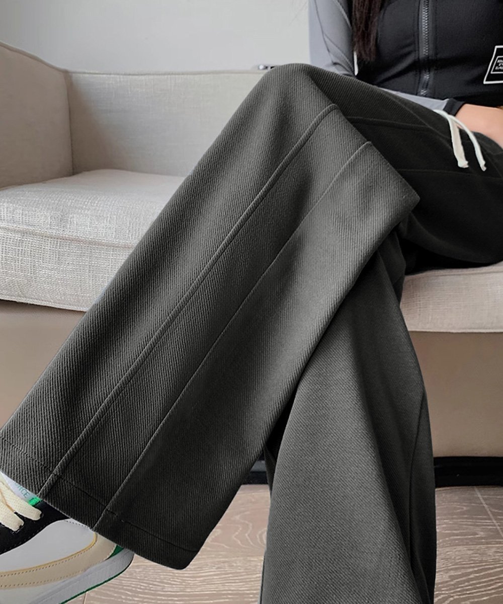 【ミニミニストア/miniministore】のスウェットパンツ レディースワイドパンツ インテリア・キッズ・メンズ・レディースファッション・服の通販 founy(ファニー) ファッション Fashion レディースファッション Fashion for Women パンツ Pants & Trousers シンプル Simple, Minimal ストレート Straight, Straight Cut スポーツ Sports, Activewear ベーシック Basic, Essential 楽ちん Easy Fit, Comfortable 無地 Plain, Solid Color ダークグレー|ID: prp329100004871894 ipo3291000000036324796