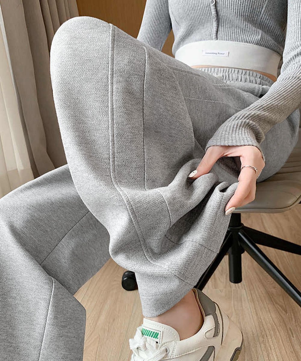 【ミニミニストア/miniministore】のスウェットパンツ レディースワイドパンツ インテリア・キッズ・メンズ・レディースファッション・服の通販 founy(ファニー) ファッション Fashion レディースファッション Fashion for Women パンツ Pants & Trousers シンプル Simple, Minimal ストレート Straight, Straight Cut スポーツ Sports, Activewear ベーシック Basic, Essential 楽ちん Easy Fit, Comfortable 無地 Plain, Solid Color ライトグレー|ID: prp329100004871894 ipo3291000000036324800