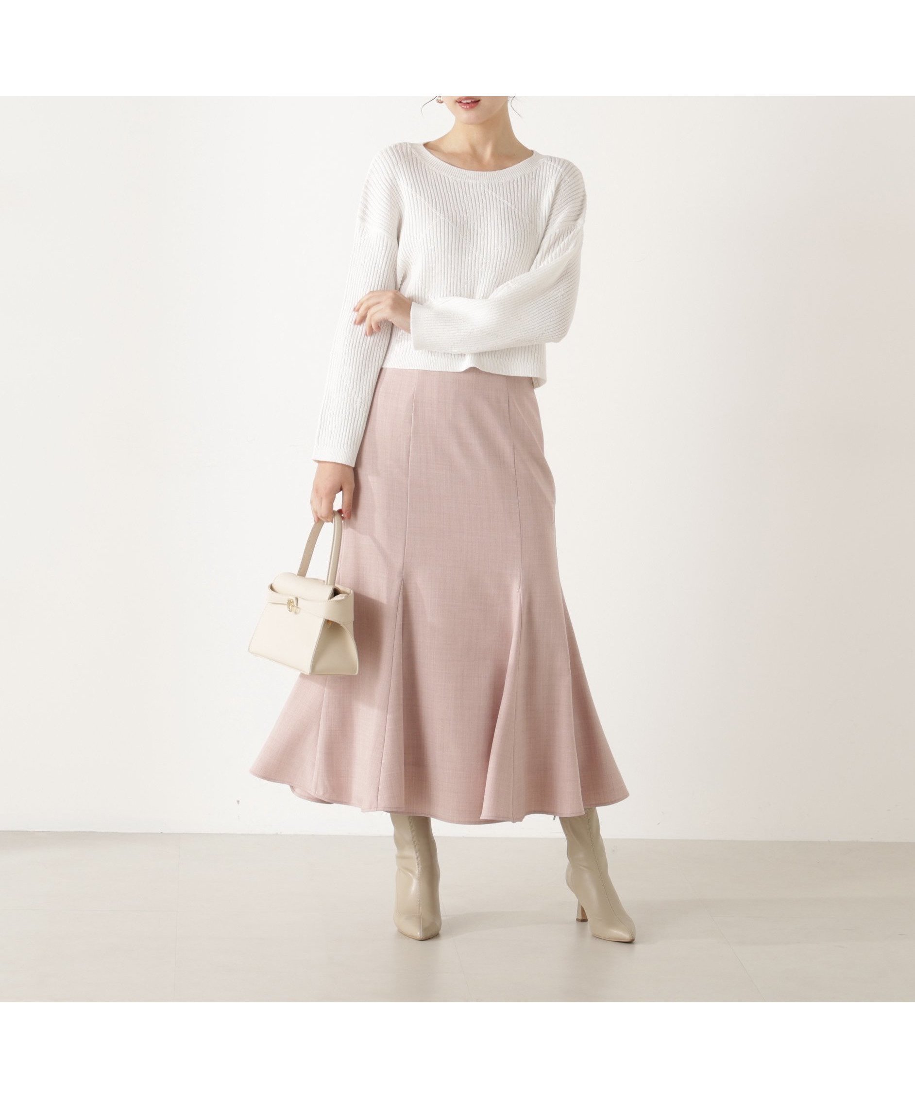 【プロポーション ボディドレッシング/PROPORTION BODY DRESSING】のハイウエストマーメイドスカート 26SS インテリア・キッズ・メンズ・レディースファッション・服の通販 founy(ファニー) 　ファッション　Fashion　レディースファッション　Fashion for Women　スカート　Skirts　2026年　2026　インナー　Innerwear　マーメイド　Mermaid, Fishtail Silhouette　春　Spring　ピンク|ID: prp329100004871899 ipo3291000000036324908