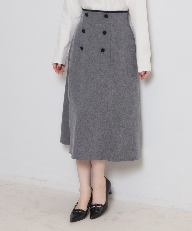 【クチュール ブローチ/Couture Brooch】の【洗える・通勤】リネンライク サマーツイード スカート インテリア・キッズ・メンズ・レディースファッション・服の通販 founy(ファニー) ファッション Fashion レディースファッション Fashion for Women スカート Skirts 春 Spring 洗える Machine Washable サマー Summer, Summer Style ジャケット Jacket, Outerwear スマート Smart, Elegant チェック Check, Plaid, Tartan ツイード Twill, Twill Weave パイピング Piping, Trim Design フェミニン Feminine, Girly フレア Flare, Flared フロント Front, Front Design ポケット Pocket, Pocket Detail おすすめ Recommended / Our Picks 夏 Summer ビジネス 仕事 通勤 Business / Work / Commuting 2026年 2026 チャコールグレー|ID: prp329100004871905 ipo3291000000036324946