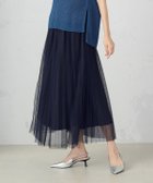 【コムサイズム/COMME CA ISM】のチュールプリーツスカート 人気、トレンドファッション・服の通販 founy(ファニー) ファッション Fashion レディースファッション Fashion for Women スカート Skirts プリーツスカート / 上品フェミニンスタイル Pleated Skirts ギャザー Gathered, Ruffled シンプル Simple, Minimal チュール Tulip, Tulip Motif プリーツ Pleats, Pleated ロング Long, Long-Length エレガント 上品 Elegant thumbnail ネイビー|ID: prp329100004871908 ipo3291000000036324973
