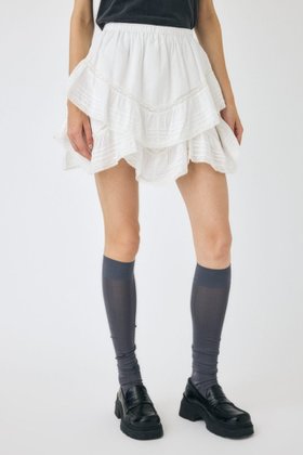 【マウジー/moussy】のDRAPE LACE MINI スカート 人気、トレンドファッション・服の通販 founy(ファニー) ファッション Fashion レディースファッション Fashion for Women スカート Skirts おすすめ Recommended / Our Picks レース Lace, Lace Fabric 人気 Popular, Best Seller 再入荷 Restock / Back in Stock |ID:prp329100004871909