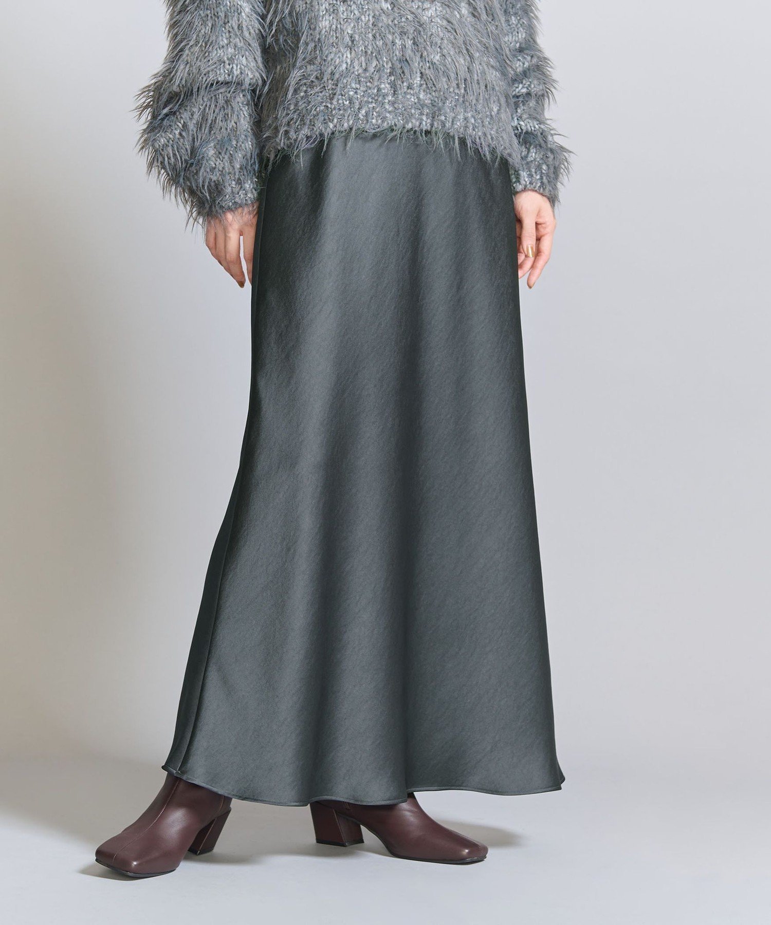 【ユナイテッドアローズ/UNITED ARROWS】のポリエステル マーメイドフレアスカート 3 インテリア・キッズ・メンズ・レディースファッション・服の通販 founy(ファニー) ファッション Fashion レディースファッション Fashion for Women スカート Skirts Aライン・フレアスカート A-Line & Flared Skirts 秋 Autumn サテン Satin, Glossy Fabric トレンド Trend, Trending Now ドレープ Drape, Draping Fabric 定番 Standard, Basic Item 人気 Popular, Best Seller フェミニン Feminine, Girly ベスト Vest, Waistcoat マーメイド Mermaid, Fishtail Silhouette リラックス Relax, Relaxed Fit アウトレット Outlet / Clearance おすすめ Recommended / Our Picks エレガント 上品 Elegant DK.GRAY|ID: prp329100004871916 ipo3291000000036325029