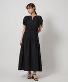 【ユナイテッドアローズ/UNITED ARROWS】のEMMEL REFINES EM ドロストスリーブ ティアード ワンピース 人気、トレンドファッション・服の通販 founy(ファニー) ファッション Fashion レディースファッション Fashion for Women ワンピース Dresses 春 Spring サンダル Sandals, Summer Shoes ダンガリー Dungaree, Chambray ティアード Tiered, Tiered Style トレンド Trend, Trending Now フィット Fit, Slim Fit フォルム Silhouette, Form 半袖 Short Sleeve, Half Sleeve リラックス Relax, Relaxed Fit ロング Long, Long-Length アウトレット Outlet / Clearance おすすめ Recommended / Our Picks 夏 Summer 2025年 2025 2025春夏・S/S Spring/Summer 2025 SS25 thumbnail BLACK|ID: prp329100004871920 ipo3291000000036325056