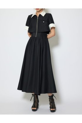 【リエンダ/rienda】のバストディティールフレアワンピース 人気、トレンドファッション・服の通販 founy(ファニー) ファッション Fashion レディースファッション Fashion for Women ワンピース Dresses おすすめ Recommended / Our Picks シェイプ Shape, Slim Fit シャーリング Shirring, Ruched フィット Fit, Slim Fit ポケット Pocket, Pocket Detail ミュール Mule, Backless Shoes 再入荷 Restock / Back in Stock |ID:prp329100004871922