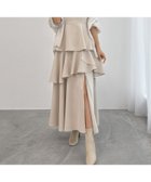 【ジュノア/JUNOAH】のCENEA スリットティアードワンピース 人気、トレンドファッション・服の通販 founy(ファニー) ファッション Fashion レディースファッション Fashion for Women ワンピース Dresses thumbnail アイボリー|ID: prp329100004871925 ipo3291000000036325101