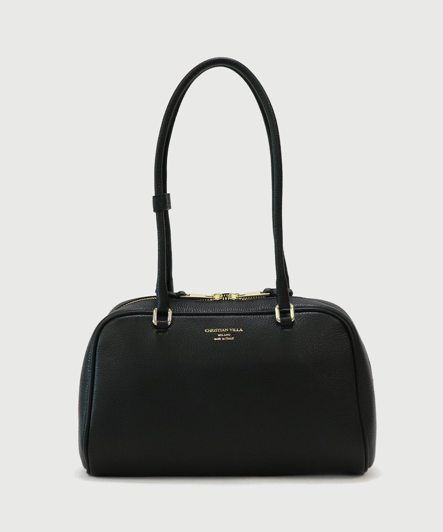 【ユナイテッド ベース/UNITED BASE】の【CHRISTIAN VILLA】【イタリア製】【本革】ロングハンドル ボストンバッグ インテリア・キッズ・メンズ・レディースファッション・服の通販 founy(ファニー) ファッション Fashion レディースファッション Fashion for Women バッグ Bags イタリア Italy クラシック Classic, Timeless Style コレクション Collection, Seasonal Line ショルダー Shoulder, Shoulder Strap シンプル Simple, Minimal 財布 Wallet, Purse デニム Denim, Jeans Material トレンド Trend, Trending Now 人気 Popular, Best Seller バランス Balance, Style Balance フェミニン Feminine, Girly ボストンバッグ Boston Bag, Retro Bag ポケット Pocket, Pocket Detail ミラノ Milano Style, Italian-Inspired ロング Long, Long-Length エレガント 上品 Elegant ブラック|ID: prp329100004871948 ipo3291000000036325188