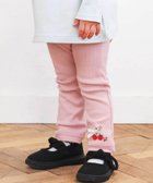 【ベベ オンライン ストア/BEBE ONLINE STORE / KIDS】の【スララク/防汚加工/オーガニックコットン】前後フリーで時短!パパパッと穿ける前向きパンツ(80~120cm) 人気、トレンドファッション・服の通販 founy(ファニー) ファッション Fashion キッズファッション Fashion for Kids ボトムス Bottoms 春 Spring シンプル Simple, Minimal チェリー Cherry, Cherry Pattern ドット Polka Dot, Dot Pattern フレンチ French, French Style ボトム Bottoms, Lower Wear ポケット Pocket, Pocket Detail モチーフ Motif, Design Theme リボン Ribbon, Bow レギンス Leggings, Stretch Pants ワンポイント One Point, Statement Accent S/S・春夏 SS, Spring/Summer, Warm Season おすすめ Recommended / Our Picks 夏 Summer エレガント 上品 Elegant 2026年 2026 thumbnail ピンク×チェリー刺しゅう×リブ|ID: prp329100004872094 ipo3291000000036330447