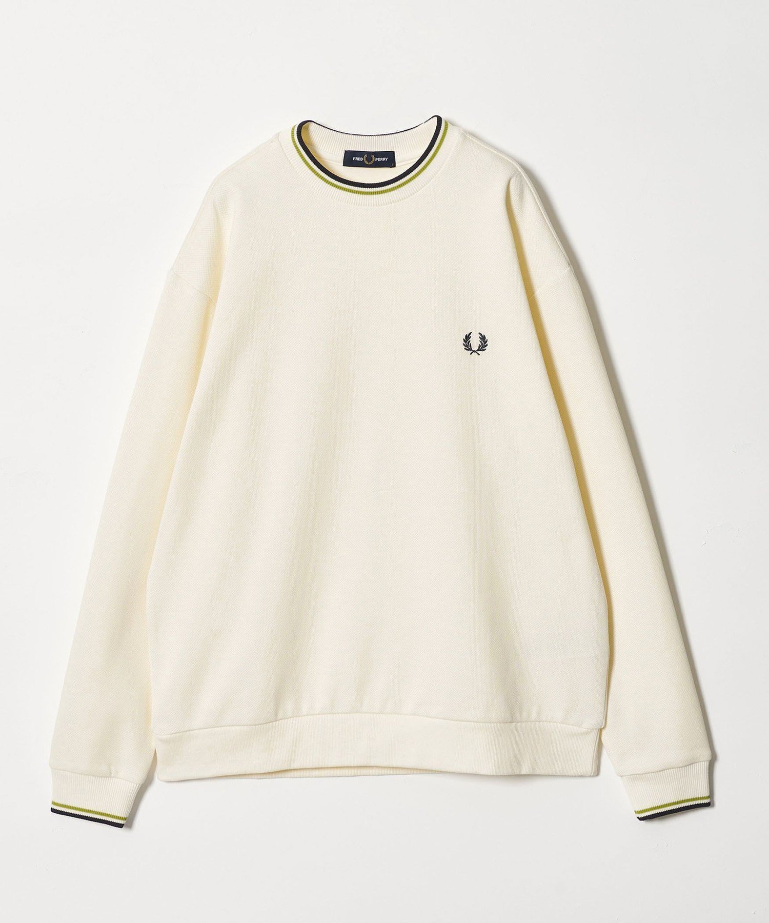 【ビューティ&ユース ユナイテッドアローズ/BEAUTY&YOUTH / UNITED ARROWS / MEN】の【別注】 FRED PERRY ツインティップ クルーネック スウェット インテリア・キッズ・メンズ・レディースファッション・服の通販 founy(ファニー) ファッション Fashion メンズファッション Fashion for Men クラシック Classic, Timeless Style コンパクト Compact, Small Size 鹿の子 Piqué, Kanoko Fabric シンプル Simple, Minimal ジャケット Jacket, Outerwear スウェット / スエット Sweatshirt, Sweatwear スニーカー Sneakers, Trainers スポーツ Sports, Activewear スラックス Slacks, Dress Pants トレンド Trend, Trending Now 人気 Popular, Best Seller フィット Fit, Slim Fit 別注 Limited Edition, Custom Order モダン Modern, Contemporary リラックス Relax, Relaxed Fit ロング Long, Long-Length ワイド Wide, Wide Fit おすすめ Recommended / Our Picks エレガント 上品 Elegant OFF WHITE|ID: prp329100004872143 ipo3291000000036331061