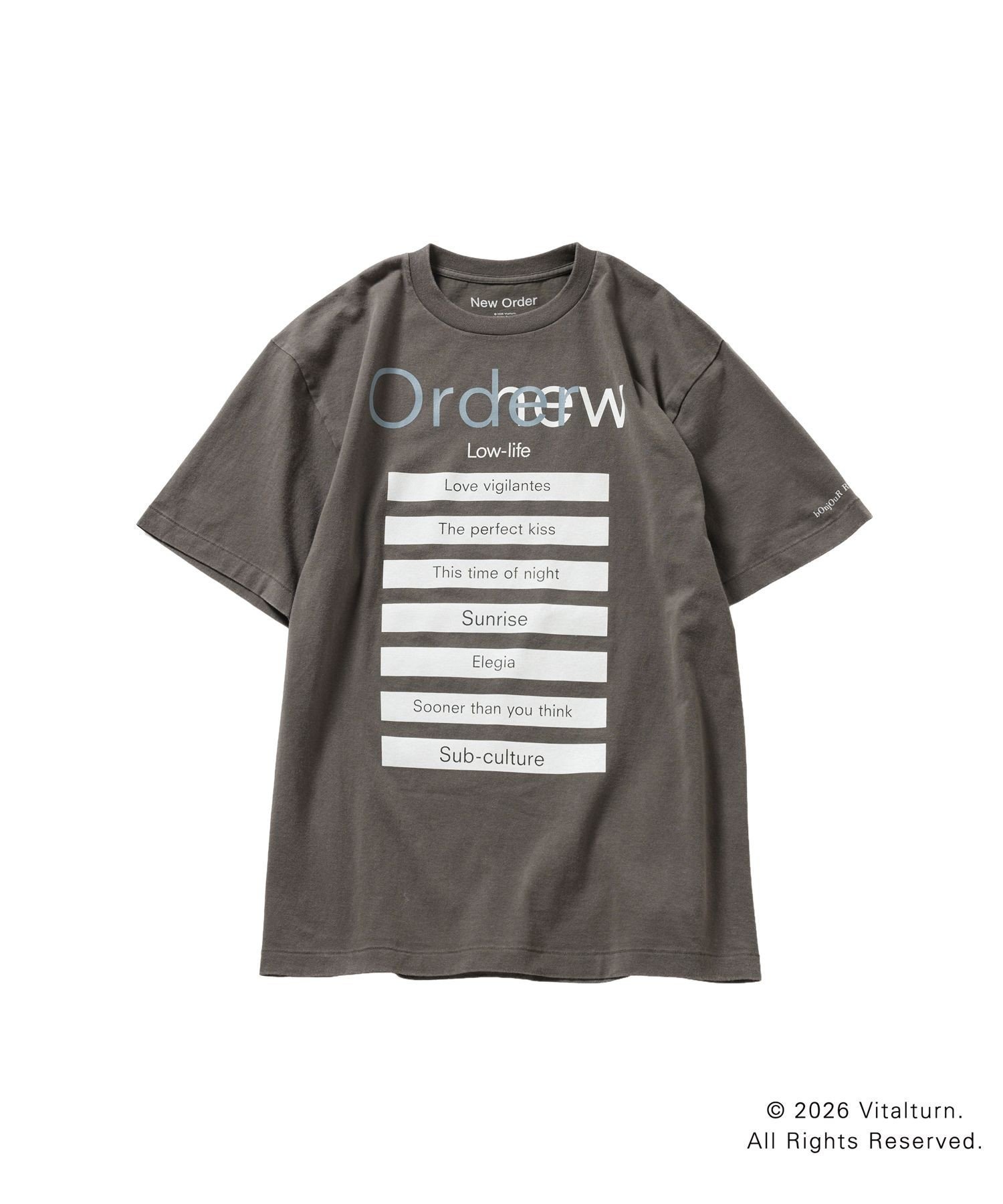 【ボンジュールレコード/bonjour records】のNew Order/ニュー・オーダー for bonjour records Official T-shirt インテリア・キッズ・メンズ・レディースファッション・服の通販 founy(ファニー) ファッション Fashion レディースファッション Fashion for Women トップス・カットソー Cut & Sew Tops シャツ・ブラウス・オフィスカジュアル Elegant Blouses & Button-Ups ロングTシャツ・Tシャツ Longline T-Shirts & Tees サマー Summer, Summer Style ベスト Vest, Waistcoat ブラック系(04)|ID: prp329100004872144 ipo3291000000036331084