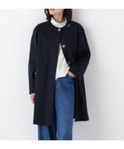 【ヒューマンウーマン/HUMAN WOMAN】のライナー付きフラップノーカラーコート 人気、トレンドファッション・服の通販 founy(ファニー) ファッション Fashion レディースファッション Fashion for Women アウター Coat / Outerwear Collection コート・ロングコート・ピーコート Long Coats, Peacoats & More おすすめ Recommended / Our Picks なめらか Smooth, Silky Texture スタンダード Standard, Basic タートル Turtleneck, Turtle Collar ドット Polka Dot, Dot Pattern パイピング Piping, Trim Design フラップ Flap, Flap Pocket フリル Frill, Ruffle ポケット Pocket, Pocket Detail ライナー Liner, Inner Layer thumbnail ネイビー|ID: prp329100004872152 ipo3291000000036331305