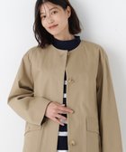 【ヒューマンウーマン/HUMAN WOMAN】のライナー付きフラップノーカラーコート 人気、トレンドファッション・服の通販 founy(ファニー) ファッション Fashion レディースファッション Fashion for Women アウター Coat / Outerwear Collection コート・ロングコート・ピーコート Long Coats, Peacoats & More おすすめ Recommended / Our Picks なめらか Smooth, Silky Texture スタンダード Standard, Basic タートル Turtleneck, Turtle Collar ドット Polka Dot, Dot Pattern パイピング Piping, Trim Design フラップ Flap, Flap Pocket フリル Frill, Ruffle ポケット Pocket, Pocket Detail ライナー Liner, Inner Layer thumbnail ベージュ|ID: prp329100004872152 ipo3291000000036331306