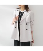 【アンタイトル/UNTITLED】の【定番人気/はっ水/洗える】タスランショートトレンチコート 人気、トレンドファッション・服の通販 founy(ファニー) ファッション Fashion レディースファッション Fashion for Women アウター Coat / Outerwear Collection コート・ロングコート・ピーコート Long Coats, Peacoats & More トレンチコート / 春秋の定番アウター Trench Coats 洗える Machine Washable クラシック Classic, Timeless Style 軽量 Lightweight, Ultra Light ショート Short, Short Length ストレッチ Stretch, Stretchy Fabric スマート Smart, Elegant デニム Denim, Jeans Material トレンチ Trench, Trench Coat 定番 Standard, Basic Item 人気 Popular, Best Seller フラップ Flap, Flap Pocket ポケット Pocket, Pocket Detail おすすめ Recommended / Our Picks thumbnail ライトグレー|ID: prp329100004872155 ipo3291000000036331434