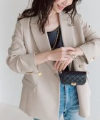 【ラブティックボンボン/La boutique BonBon】の【復刻・オケージョン対応】メタル釦ダブルジャケット2 人気、トレンドファッション・服の通販 founy(ファニー) ファッション Fashion レディースファッション Fashion for Women アウター Coat / Outerwear Collection レディースジャケット・軽アウター Jackets オケージョン Occasion Wear くるぶし Ankle-Length コンパクト Compact, Small Size ジャケット Jacket, Outerwear ストライプ Stripe, Striped Pattern ダブル Double, Double-Breasted デニム Denim, Jeans Material トレンド Trend, Trending Now 人気 Popular, Best Seller マニッシュ Mannish, Boyish ミドル Middle Length, Mid Height メタル Metal, Metal Parts 冬 Winter / This Winter おすすめ Recommended / Our Picks セレモニー Ceremony 入学式 Entrance Ceremony 卒業式 Graduation Ceremony 結婚式 Wedding 披露宴 Wedding Reception thumbnail グレージュ|ID: prp329100004872165 ipo3291000000036331764