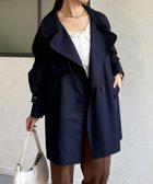 【ゼヴォン/Thevon】のパイピングミドルトレンチコート 人気、トレンドファッション・服の通販 founy(ファニー) ファッション Fashion レディースファッション Fashion for Women アウター Coat / Outerwear Collection コート・ロングコート・ピーコート Long Coats, Peacoats & More トレンチコート / 春秋の定番アウター Trench Coats アクセサリー Fashion Accessories ストライプ Stripe, Striped Pattern ツイル Twist, Twisted Detail トレンド Trend, Trending Now パイピング Piping, Trim Design フェイクレザー Faux Leather, PU Leather ミドル Middle Length, Mid Height ロング Long, Long-Length 再入荷 Restock / Back in Stock おすすめ Recommended / Our Picks ビジネス 仕事 通勤 Business / Work / Commuting 2026年 2026 thumbnail ネイビー|ID: prp329100004872167 ipo3291000000036331817