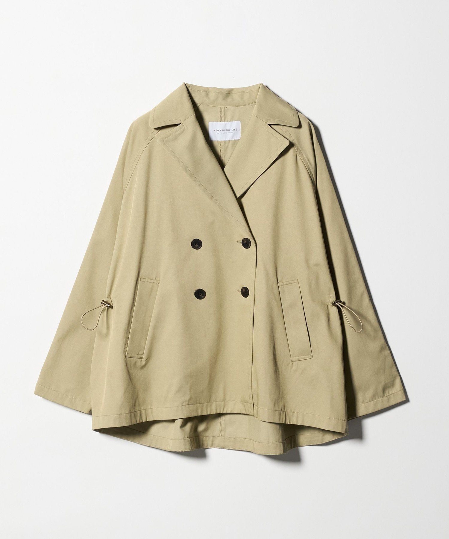 【ユナイテッドアローズ/UNITED ARROWS】のショート トレンチコート A DAY IN THE LIFE インテリア・キッズ・メンズ・レディースファッション・服の通販 founy(ファニー) ファッション Fashion レディースファッション Fashion for Women アウター Coat / Outerwear Collection コート・ロングコート・ピーコート Long Coats, Peacoats & More トレンチコート / 春秋の定番アウター Trench Coats インナー Innerwear 春 Spring ショート Short, Short Length トレンド Trend, Trending Now バランス Balance, Style Balance ロング Long, Long-Length アウトレット Outlet / Clearance おすすめ Recommended / Our Picks エレガント 上品 Elegant ビジネス 仕事 通勤 Business / Work / Commuting BEIGE|ID: prp329100004872170 ipo3291000000036331932