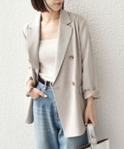 【シップス フォー ウィメン/SHIPS】のSHIPS Colors 手洗い可能 デラオックス ダブルボタン ジャケット2(セットアップ対応可能) 人気、トレンドファッション・服の通販 founy(ファニー) ファッション Fashion レディースファッション Fashion for Women アウター Coat / Outerwear Collection レディースジャケット・軽アウター Jackets 今季 This Season, Current Season ジャケット Jacket, Outerwear セットアップ Set-Up, Coordinated Outfit ダブル Double, Double-Breasted デニム Denim, Jeans Material 人気 Popular, Best Seller メンズ Men's, Menswear リネン Linen, Linen Fabric アウトレット Outlet / Clearance おすすめ Recommended / Our Picks セレモニー Ceremony ビジネス 仕事 通勤 Business / Work / Commuting 2026年 2026 thumbnail ベージュ|ID: prp329100004872171 ipo3291000000036331944