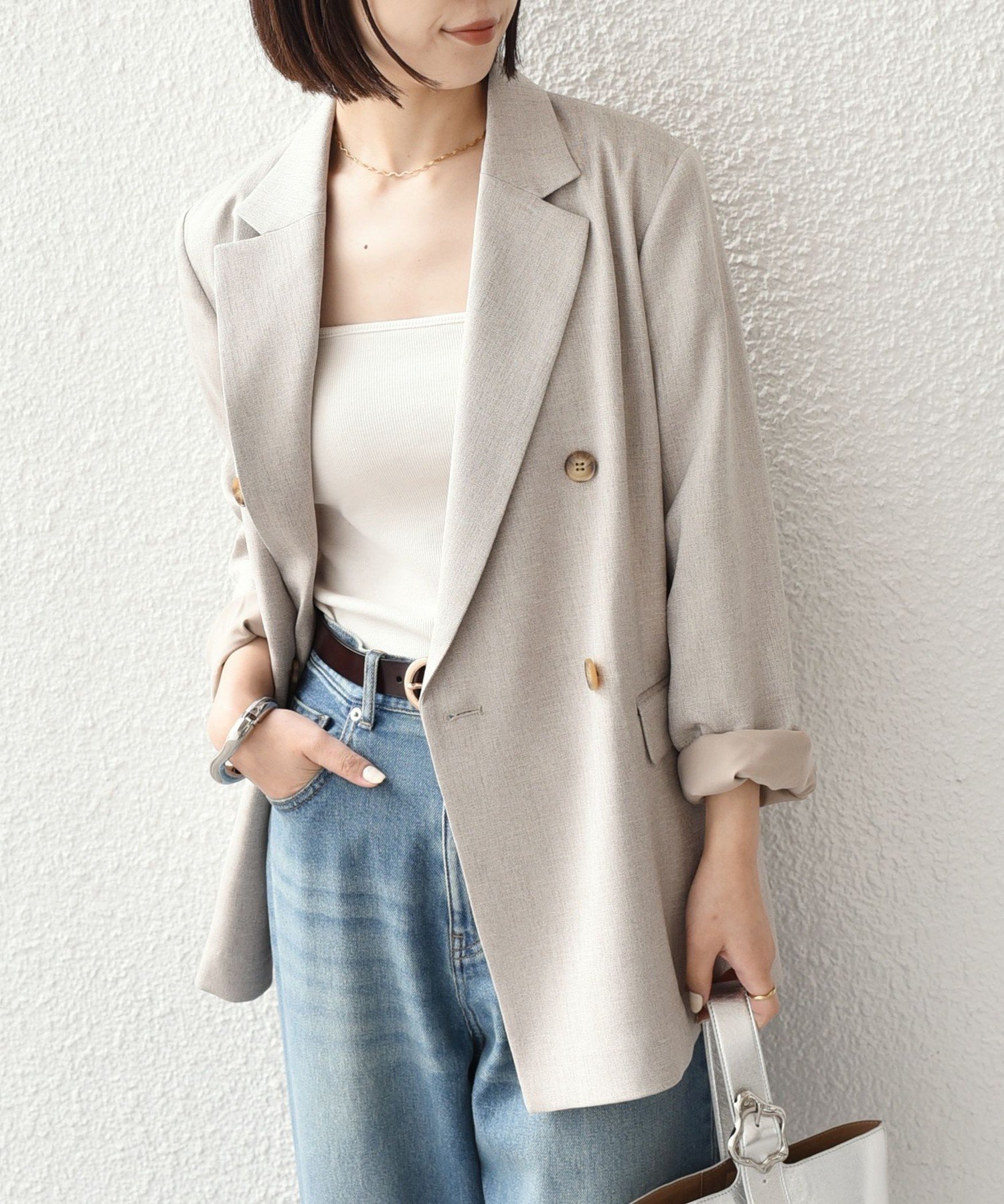 【シップス フォー ウィメン/SHIPS】のSHIPS Colors 手洗い可能 デラオックス ダブルボタン ジャケット2(セットアップ対応可能) インテリア・キッズ・メンズ・レディースファッション・服の通販 founy(ファニー) ファッション Fashion レディースファッション Fashion for Women アウター Coat / Outerwear Collection レディースジャケット・軽アウター Jackets 今季 This Season, Current Season ジャケット Jacket, Outerwear セットアップ Set-Up, Coordinated Outfit ダブル Double, Double-Breasted デニム Denim, Jeans Material 人気 Popular, Best Seller メンズ Men's, Menswear リネン Linen, Linen Fabric アウトレット Outlet / Clearance おすすめ Recommended / Our Picks セレモニー Ceremony ビジネス 仕事 通勤 Business / Work / Commuting 2026年 2026 ベージュ|ID: prp329100004872171 ipo3291000000036331944