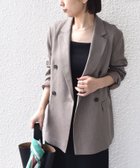 【シップス フォー ウィメン/SHIPS】のSHIPS Colors 手洗い可能 デラオックス ダブルボタン ジャケット2(セットアップ対応可能) 人気、トレンドファッション・服の通販 founy(ファニー) ファッション Fashion レディースファッション Fashion for Women アウター Coat / Outerwear Collection レディースジャケット・軽アウター Jackets 今季 This Season, Current Season ジャケット Jacket, Outerwear セットアップ Set-Up, Coordinated Outfit ダブル Double, Double-Breasted デニム Denim, Jeans Material 人気 Popular, Best Seller メンズ Men's, Menswear リネン Linen, Linen Fabric アウトレット Outlet / Clearance おすすめ Recommended / Our Picks セレモニー Ceremony ビジネス 仕事 通勤 Business / Work / Commuting 2026年 2026 thumbnail ブラウン|ID: prp329100004872171 ipo3291000000036331946