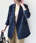 【シップス フォー ウィメン/SHIPS】のSHIPS Colors 手洗い可能 デラオックス ダブルボタン ジャケット2(セットアップ対応可能) 人気、トレンドファッション・服の通販 founy(ファニー) ファッション Fashion レディースファッション Fashion for Women アウター Coat / Outerwear Collection レディースジャケット・軽アウター Jackets 今季 This Season, Current Season ジャケット Jacket, Outerwear セットアップ Set-Up, Coordinated Outfit ダブル Double, Double-Breasted デニム Denim, Jeans Material 人気 Popular, Best Seller メンズ Men's, Menswear リネン Linen, Linen Fabric アウトレット Outlet / Clearance おすすめ Recommended / Our Picks セレモニー Ceremony ビジネス 仕事 通勤 Business / Work / Commuting 2026年 2026 thumbnail ネイビー|ID: prp329100004872171 ipo3291000000036331949