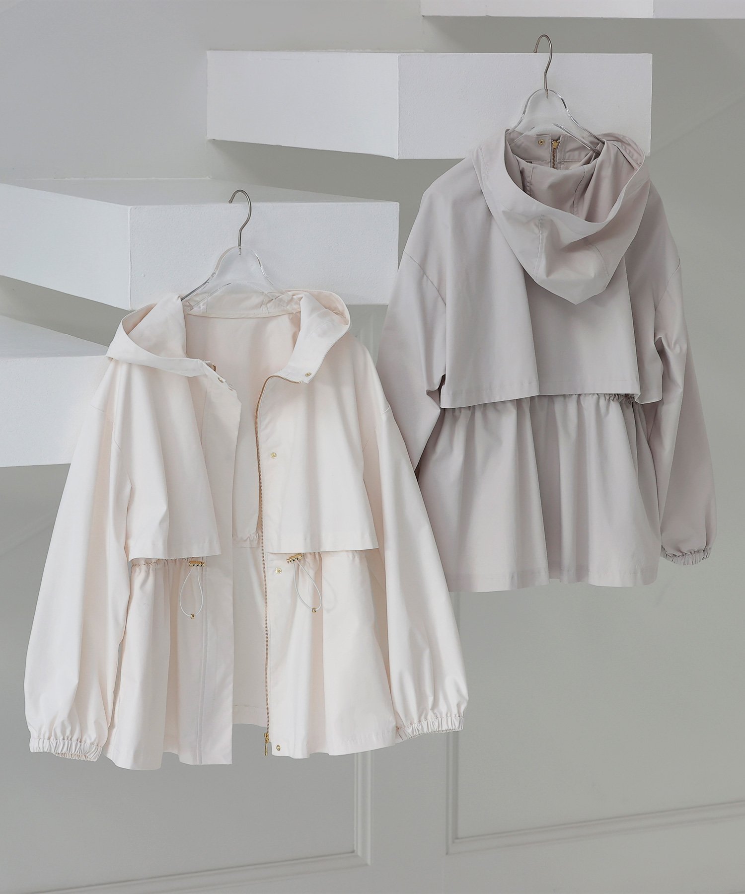 【ナチュラル ビューティー ベーシック/NATURAL BEAUTY BASIC】の毎日これ.週7ペプラムフーディブルゾン インテリア・キッズ・メンズ・レディースファッション・服の通販 founy(ファニー) ファッション Fashion レディースファッション Fashion for Women アウター Coat / Outerwear Collection ブルゾンジャケット・スポーティアウター Blouson Jackets ドローコード Drawcord, Drawstring Cord ベーシック Basic, Essential ペプラム Peplum, Flared Hem ポケット Pocket, Pocket Detail オフホワイト1|ID: prp329100004872172 ipo3291000000036331968