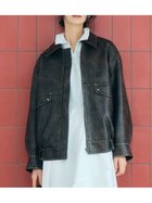 【リリーブラウン/Lily Brown】のヴィンテージフェイクレザーブルゾン 人気、トレンドファッション・服の通販 founy(ファニー) ファッション Fashion レディースファッション Fashion for Women アウター Coat / Outerwear Collection ブルゾンジャケット・スポーティアウター Blouson Jackets スマート Smart, Elegant フラップ Flap, Flap Pocket ブルゾン Blouson, Bomber Jacket ポケット Pocket, Pocket Detail リアル Real, Realistic ヴィンテージ Vintage Style 今季 This Season, Current Season thumbnail BRW[058]|ID: prp329100004872176 ipo3291000000036332144