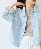 【ルクールブラン/le.coeur blanc】のソフトデニムジャケット 人気、トレンドファッション・服の通販 founy(ファニー) ファッション Fashion レディースファッション Fashion for Women アウター Coat / Outerwear Collection レディースジャケット・軽アウター Jackets デニムジャケット / カジュアルアウター Denim Jackets シンプル Simple, Minimal デニム Denim, Jeans Material thumbnail L/ブルー|ID: prp329100004872180 ipo3291000000036332359