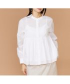 【イネド/INED】のレイヤードブラウス 人気、トレンドファッション・服の通販 founy(ファニー) ファッション Fashion レディースファッション Fashion for Women トップス・カットソー Cut & Sew Tops シャツ・ブラウス・オフィスカジュアル Elegant Blouses & Button-Ups カフス Cuff Design ギャザー Gathered, Ruffled シンプル Simple, Minimal スキッパー Skipper, Open Collar ストライプ Stripe, Striped Pattern スマート Smart, Elegant デニム Denim, Jeans Material ワイド Wide, Wide Fit おすすめ Recommended / Our Picks エレガント 上品 Elegant thumbnail オフホワイト|ID: prp329100004872186 ipo3291000000036332487