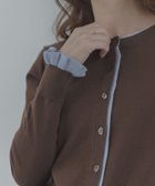 【サニーレーベル/Sonny Label / URBAN RESEARCH】の配色フリルニットカーディガン 人気、トレンドファッション・服の通販 founy(ファニー) ファッション Fashion レディースファッション Fashion for Women トップス・カットソー Cut & Sew Tops ニット Knit Tops & Sweaters カーディガン・羽織り Layered Style Cardigans 2026年 2026 おすすめ Recommended / Our Picks インナー Innerwear カーディガン Cardigan, Knitwear デニム Denim, Jeans Material トレンド Trend, Trending Now フリル Frill, Ruffle ロング Long, Long-Length 夏 Summer S/S・春夏 SS, Spring/Summer, Warm Season thumbnail ブラウン|ID: prp329100004872191 ipo3291000000036332607
