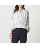 【ユナイテッドアローズ/UNITED ARROWS】のジョーゼット メタルボタン スキッパーブラウス A DAY IN THE LIFE 人気、トレンドファッション・服の通販 founy(ファニー) ファッション Fashion レディースファッション Fashion for Women トップス・カットソー Cut & Sew Tops シャツ・ブラウス・オフィスカジュアル Elegant Blouses & Button-Ups インナー Innerwear カーディガン Cardigan, Knitwear ジャケット Jacket, Outerwear ジョーゼット Georgette, Semi-Sheer Fabric スキッパー Skipper, Open Collar ストライプ Stripe, Striped Pattern セットアップ Set-Up, Coordinated Outfit ダブル Double, Double-Breasted トレンド Trend, Trending Now バランス Balance, Style Balance フェイス Face, Facial Design フロント Front, Front Design ブラウジング Blouson Silhouette, Cinched Waist メタル Metal, Metal Parts ワイド Wide, Wide Fit アウトレット Outlet / Clearance おすすめ Recommended / Our Picks ビジネス 仕事 通勤 Business / Work / Commuting thumbnail その他1|ID: prp329100004872193 ipo3291000000036332823