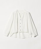 【ユナイテッドアローズ/UNITED ARROWS】のジョーゼット メタルボタン スキッパーブラウス A DAY IN THE LIFE 人気、トレンドファッション・服の通販 founy(ファニー) ファッション Fashion レディースファッション Fashion for Women トップス・カットソー Cut & Sew Tops シャツ・ブラウス・オフィスカジュアル Elegant Blouses & Button-Ups インナー Innerwear カーディガン Cardigan, Knitwear ジャケット Jacket, Outerwear ジョーゼット Georgette, Semi-Sheer Fabric スキッパー Skipper, Open Collar ストライプ Stripe, Striped Pattern セットアップ Set-Up, Coordinated Outfit ダブル Double, Double-Breasted トレンド Trend, Trending Now バランス Balance, Style Balance フェイス Face, Facial Design フロント Front, Front Design ブラウジング Blouson Silhouette, Cinched Waist メタル Metal, Metal Parts ワイド Wide, Wide Fit アウトレット Outlet / Clearance おすすめ Recommended / Our Picks ビジネス 仕事 通勤 Business / Work / Commuting thumbnail OFF WHITE|ID: prp329100004872193 ipo3291000000036332824