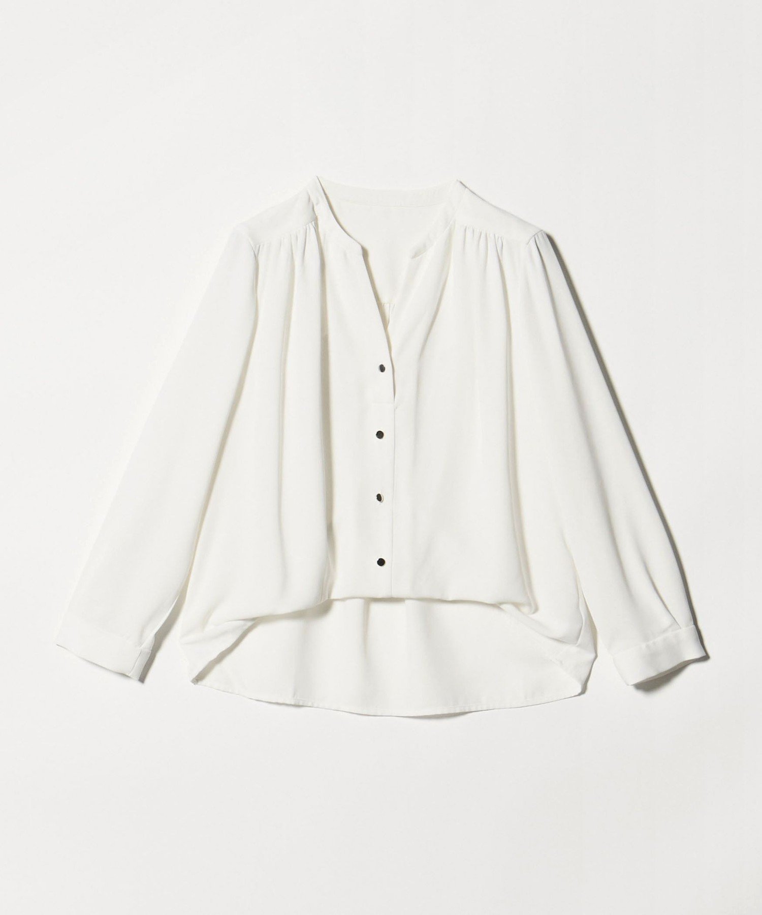 【ユナイテッドアローズ/UNITED ARROWS】のジョーゼット メタルボタン スキッパーブラウス A DAY IN THE LIFE インテリア・キッズ・メンズ・レディースファッション・服の通販 founy(ファニー) ファッション Fashion レディースファッション Fashion for Women トップス・カットソー Cut & Sew Tops シャツ・ブラウス・オフィスカジュアル Elegant Blouses & Button-Ups インナー Innerwear カーディガン Cardigan, Knitwear ジャケット Jacket, Outerwear ジョーゼット Georgette, Semi-Sheer Fabric スキッパー Skipper, Open Collar ストライプ Stripe, Striped Pattern セットアップ Set-Up, Coordinated Outfit ダブル Double, Double-Breasted トレンド Trend, Trending Now バランス Balance, Style Balance フェイス Face, Facial Design フロント Front, Front Design ブラウジング Blouson Silhouette, Cinched Waist メタル Metal, Metal Parts ワイド Wide, Wide Fit アウトレット Outlet / Clearance おすすめ Recommended / Our Picks ビジネス 仕事 通勤 Business / Work / Commuting OFF WHITE|ID: prp329100004872193 ipo3291000000036332824