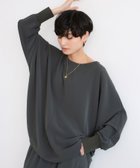 【バンヤードストーム/BARNYARDSTORM】のNEWダブルクロスプルオーバー チャコール|ID: prp329100004872195 ipo3291000000036332875