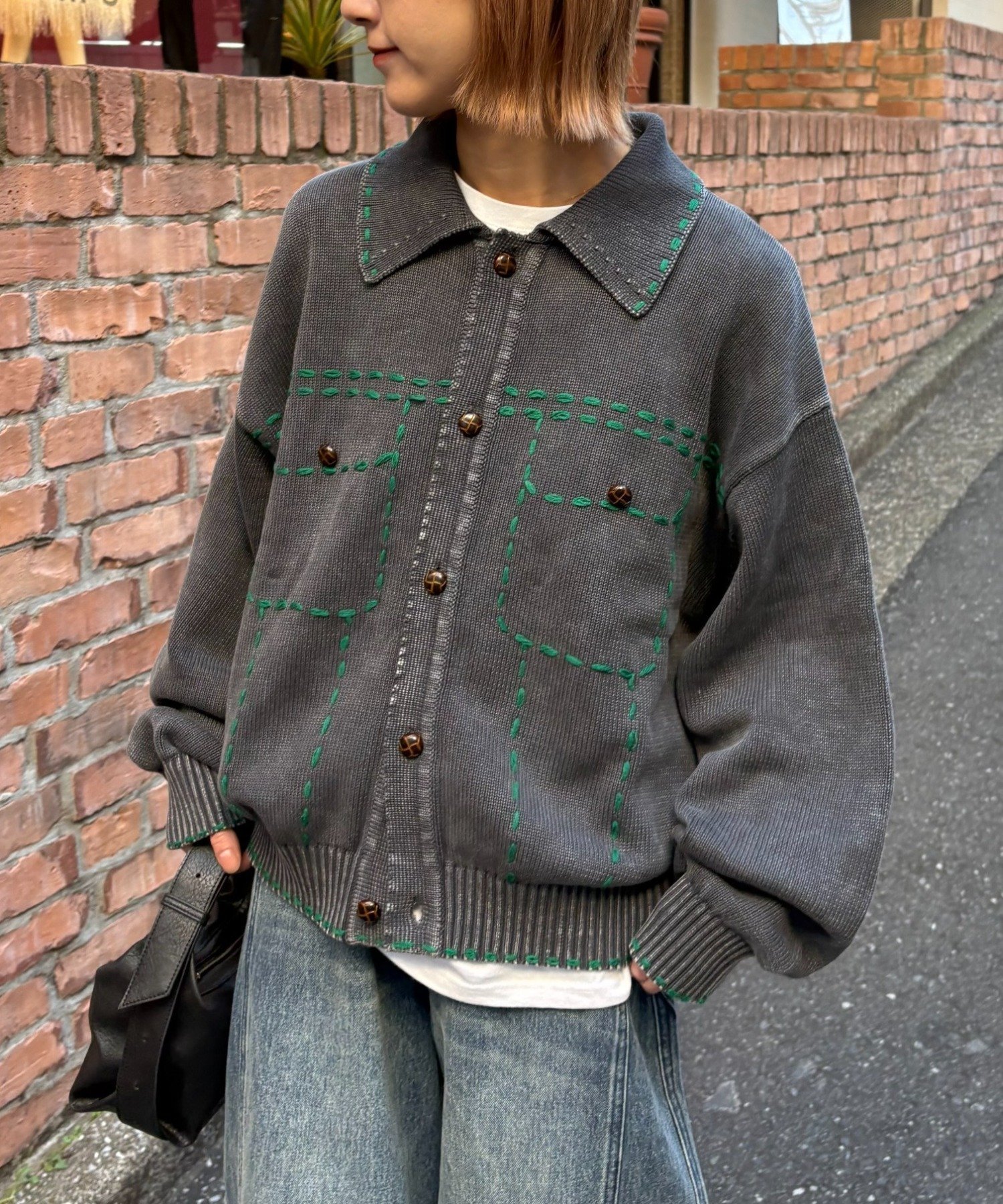 【チャオパニックティピー/CIAOPANIC TYPY】の【SOUNDS GOOOOD】製品染めニットジャケット 人気、トレンドファッション・服の通販 founy(ファニー) ファッション Fashion レディースファッション Fashion for Women アウター Coat / Outerwear Collection レディースジャケット・軽アウター Jackets アクセサリー Fashion Accessories カーディガン Cardigan, Knitwear ジャケット Jacket, Outerwear タンク Tank Top, Sleeveless Top デニム Denim, Jeans Material フロント Front, Front Design ミックス Mix, Mixed Style リラックス Relax, Relaxed Fit おすすめ Recommended / Our Picks エレガント 上品 Elegant other-1|ID: prp329100004872196 ipo3291000000036332884