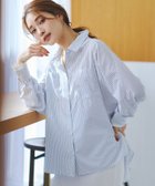 【エルーラ/Elura】のアイロンいらずドルマンシャツ/634727 人気、トレンドファッション・服の通販 founy(ファニー) ファッション Fashion レディースファッション Fashion for Women トップス・カットソー Cut & Sew Tops シャツ・ブラウス・オフィスカジュアル Elegant Blouses & Button-Ups おすすめ Recommended / Our Picks なめらか Smooth, Silky Texture スラックス Slacks, Dress Pants デニム Denim, Jeans Material ビジネス 仕事 通勤 Business / Work / Commuting thumbnail ホワイト×ブルーストライプ02|ID: prp329100004872197 ipo3291000000036332905