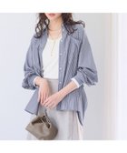 【エルーラ/Elura】のアイロンいらずドルマンシャツ/634727 人気、トレンドファッション・服の通販 founy(ファニー) ファッション Fashion レディースファッション Fashion for Women トップス・カットソー Cut & Sew Tops シャツ・ブラウス・オフィスカジュアル Elegant Blouses & Button-Ups おすすめ Recommended / Our Picks なめらか Smooth, Silky Texture スラックス Slacks, Dress Pants デニム Denim, Jeans Material ビジネス 仕事 通勤 Business / Work / Commuting thumbnail ネイビー×ホワイトストライプ88|ID: prp329100004872197 ipo3291000000036332910
