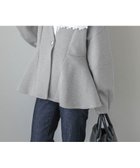 【ラジュール/Lajour】のノーカラーペプラムジャケット 人気、トレンドファッション・服の通販 founy(ファニー) ファッション Fashion レディースファッション Fashion for Women アウター Coat / Outerwear Collection レディースジャケット・軽アウター Jackets 2025年 2025 2025-2026秋冬・A/W Autumn/Winter 2025–26 AW25–26 ジャケット Jacket, Outerwear フォルム Silhouette, Form ペプラム Peplum, Flared Hem エレガント 上品 Elegant ビジネス 仕事 通勤 Business / Work / Commuting thumbnail グレー|ID: prp329100004872198 ipo3291000000036332925