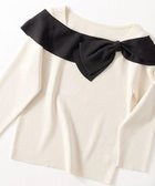 【ストロベリーフィールズ/STRAWBERRY FIELDS】のリボンデティールニット 人気、トレンドファッション・服の通販 founy(ファニー) ファッション Fashion レディースファッション Fashion for Women トップス・カットソー Cut & Sew Tops ニット Knit Tops & Sweaters thumbnail ピンクベージュ|ID: prp329100004872207 ipo3291000000036333307