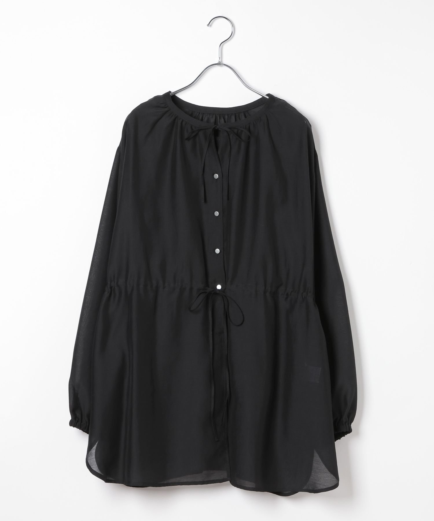 【レプシィム ローリーズファーム/LEPSIM LOWRYS FARM】の着回しブラウス《2点セット》 インテリア・キッズ・メンズ・レディースファッション・服の通販 founy(ファニー) ファッション Fashion レディースファッション Fashion for Women トップス・カットソー Cut & Sew Tops シャツ・ブラウス・オフィスカジュアル Elegant Blouses & Button-Ups おすすめ Recommended / Our Picks シルバー Silver, Metallic Silver デニム Denim, Jeans Material フロント Front, Front Design 定番 Standard, Basic Item 春 Spring ブラック09|ID: prp329100004872209 ipo3291000000036333326