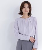 【ナチュラル ビューティー ベーシック/NATURAL BEAUTY BASIC】のネックタックブラウス 人気、トレンドファッション・服の通販 founy(ファニー) ファッション Fashion レディースファッション Fashion for Women トップス・カットソー Cut & Sew Tops シャツ・ブラウス・オフィスカジュアル Elegant Blouses & Button-Ups おすすめ Recommended / Our Picks ジャケット Jacket, Outerwear スリット Slit, Slit Detail エレガント 上品 Elegant thumbnail ラベンダー|ID: prp329100004872210 ipo3291000000036333354