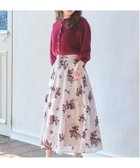 【ノエラ/Noela】のフロッキーフラワースカート 人気、トレンドファッション・服の通販 founy(ファニー) ファッション Fashion レディースファッション Fashion for Women スカート Skirts ウォーム Warm Fabric プリント Print, Printed Pattern thumbnail ピンク|ID: prp329100004872229 ipo3291000000036333806