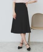 【インデックス/INDEX】の麻調マーメイドフレアスカート【洗濯機洗い可/吸水速乾/防シワ/イージーアイロン】 ブラック|ID: prp329100004872232 ipo3291000000036333874